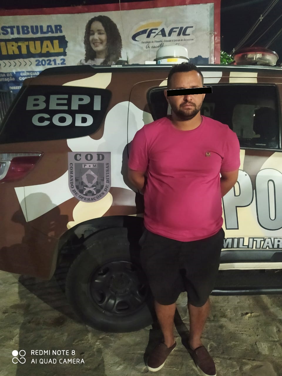 Homem e preso suspeito praticar assalto na Cidade de Barro no Ceará