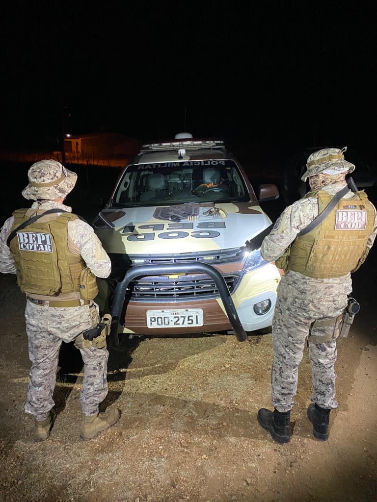 Comando de Operação de divisa de Ipaumirim apreende revolver calibre 38 no distrito de Amaniutuba