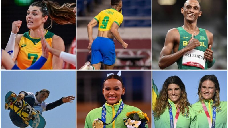 Vôlei feminino garante 20ª medalha, e Brasil quebra recorde de pódios no Jogos de Tóquio