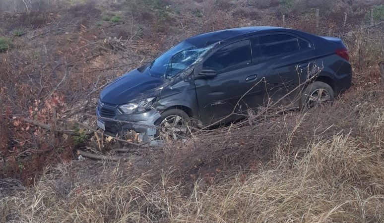 Mais um acidente de carro e registrado na BR-116 na Zona Rural de Ipaumirim