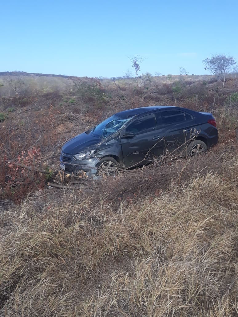 Mais um acidente de carro e registrado na BR-116 na Zona Rural de Ipaumirim