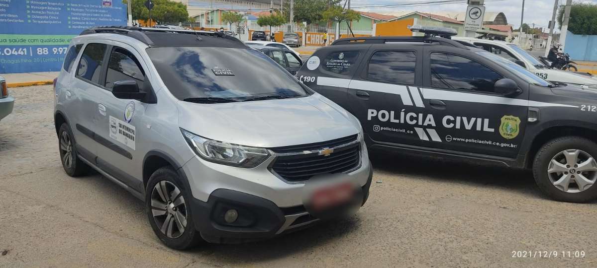 Táxi é recuperado em Morada Nova menos de 24 horas após ser roubado
