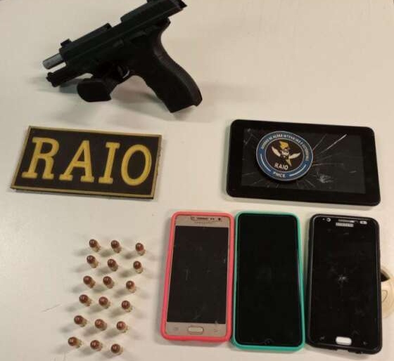 Adolescente em posse de pistola e munições é detido pelo CPRaio da PMCE em Iguatu
