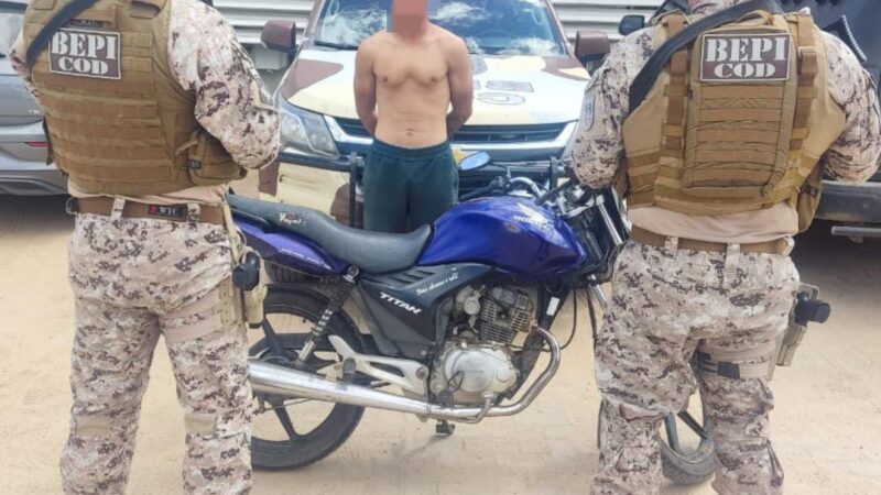 Comando de operação prende homem em Umari com motocicleta rouba em Pena Forte