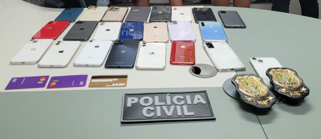 Polícia Civil prende em flagrante grupo criminoso em posse de celulares furtados no Crato