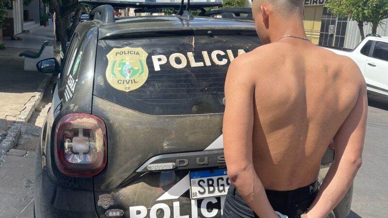 Polícia Civil prende suspeito de assalto em Ipaumirim